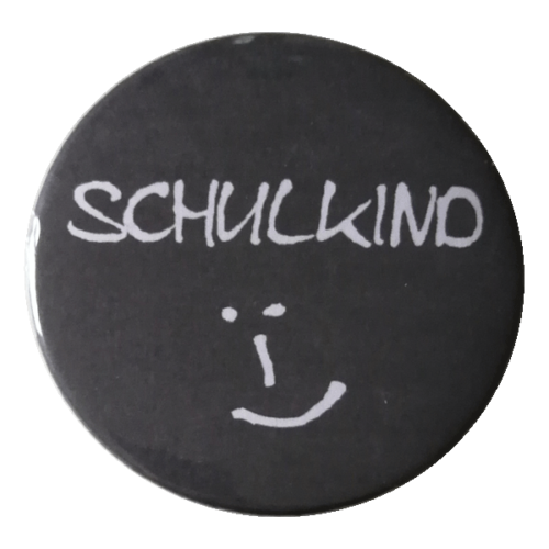 Schulkind Button Tafelmotiv